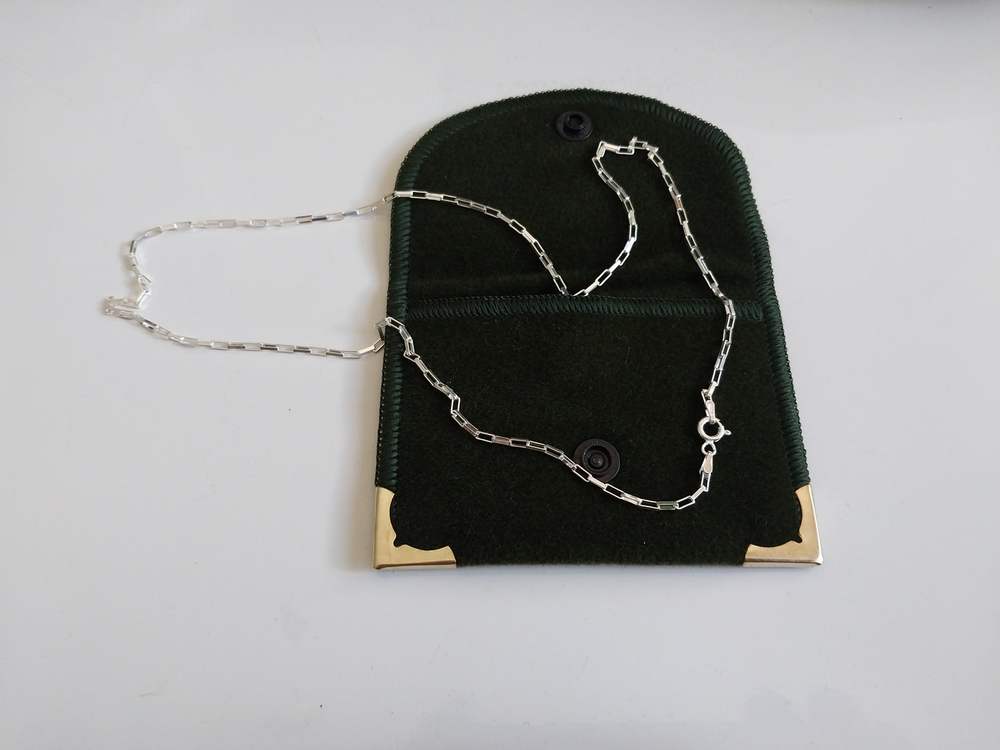 Corrente de Prata 925 - Veneziana Longa Elo Médio.
