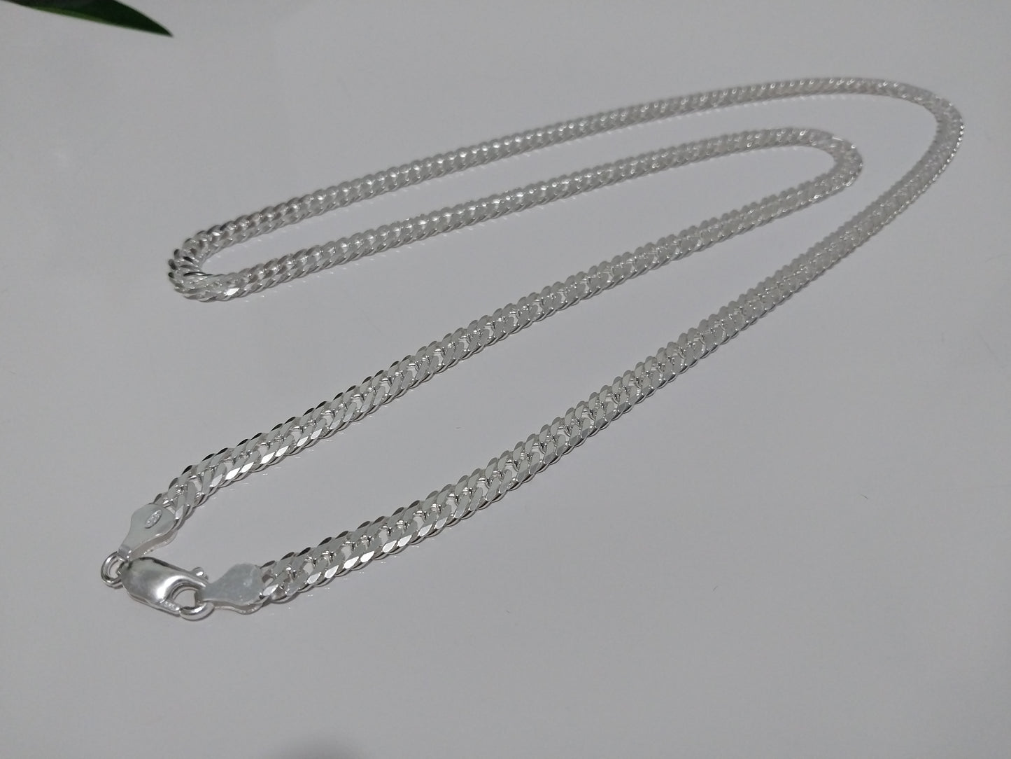 Corrente de Prata 925 - Groumet Elo Duplo.