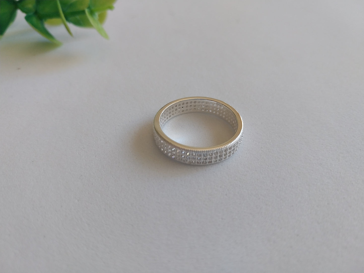 Anel de Prata 925 - Liso Lapidado - 4mm