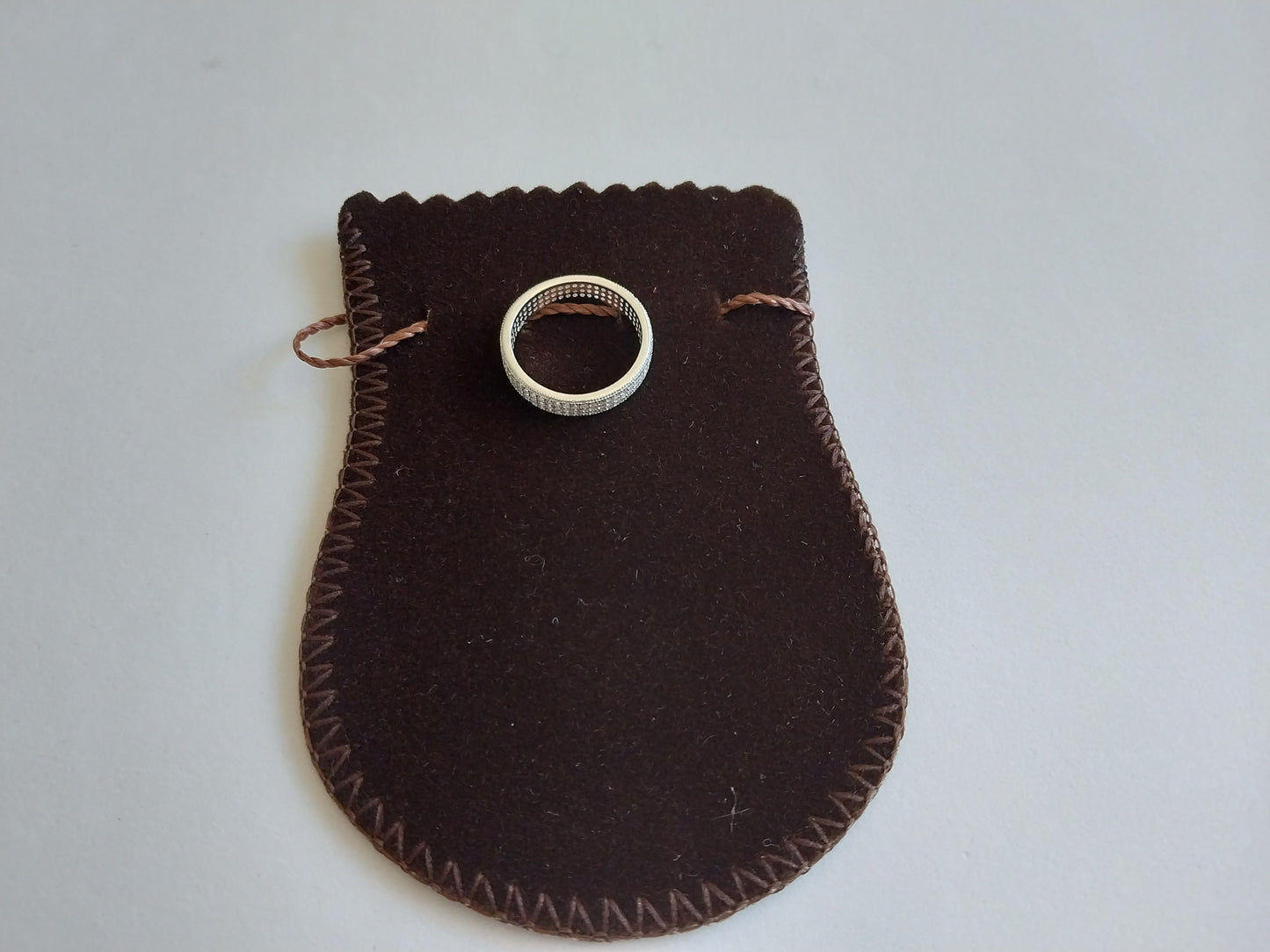 Anel de Prata 925 - Liso Lapidado - 4mm