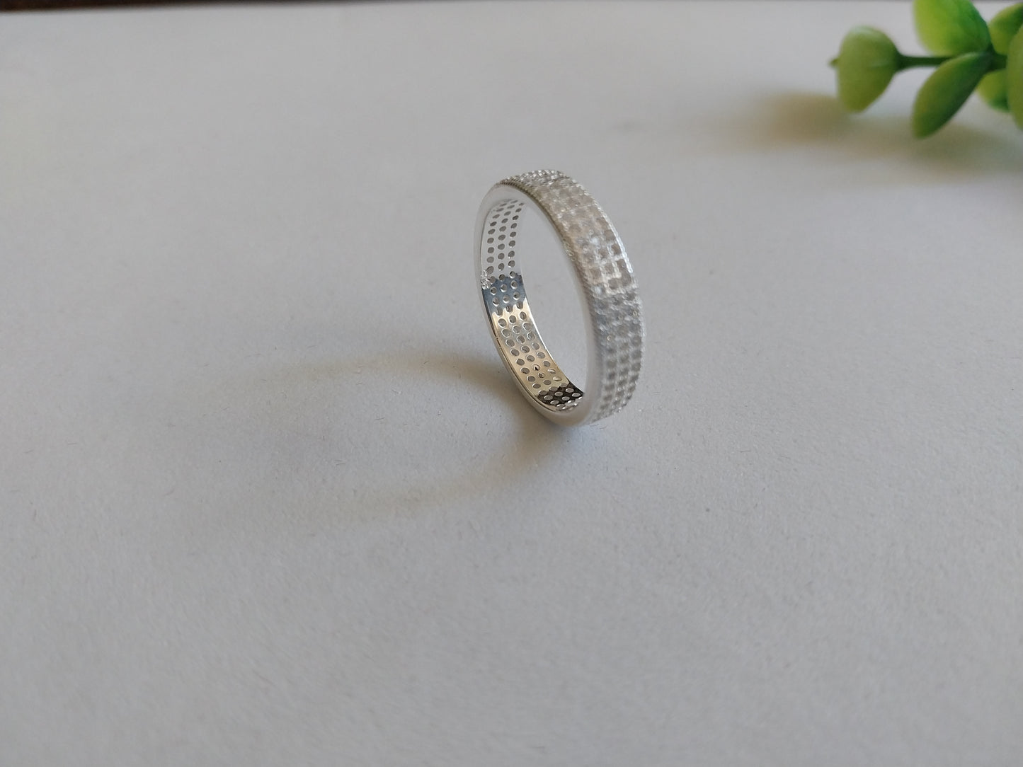 Anel de Prata 925 - Liso Lapidado - 4mm