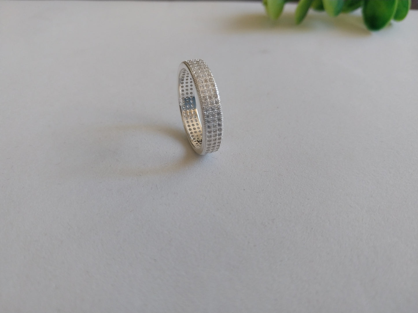 Anel de Prata 925 - Liso Lapidado - 4mm