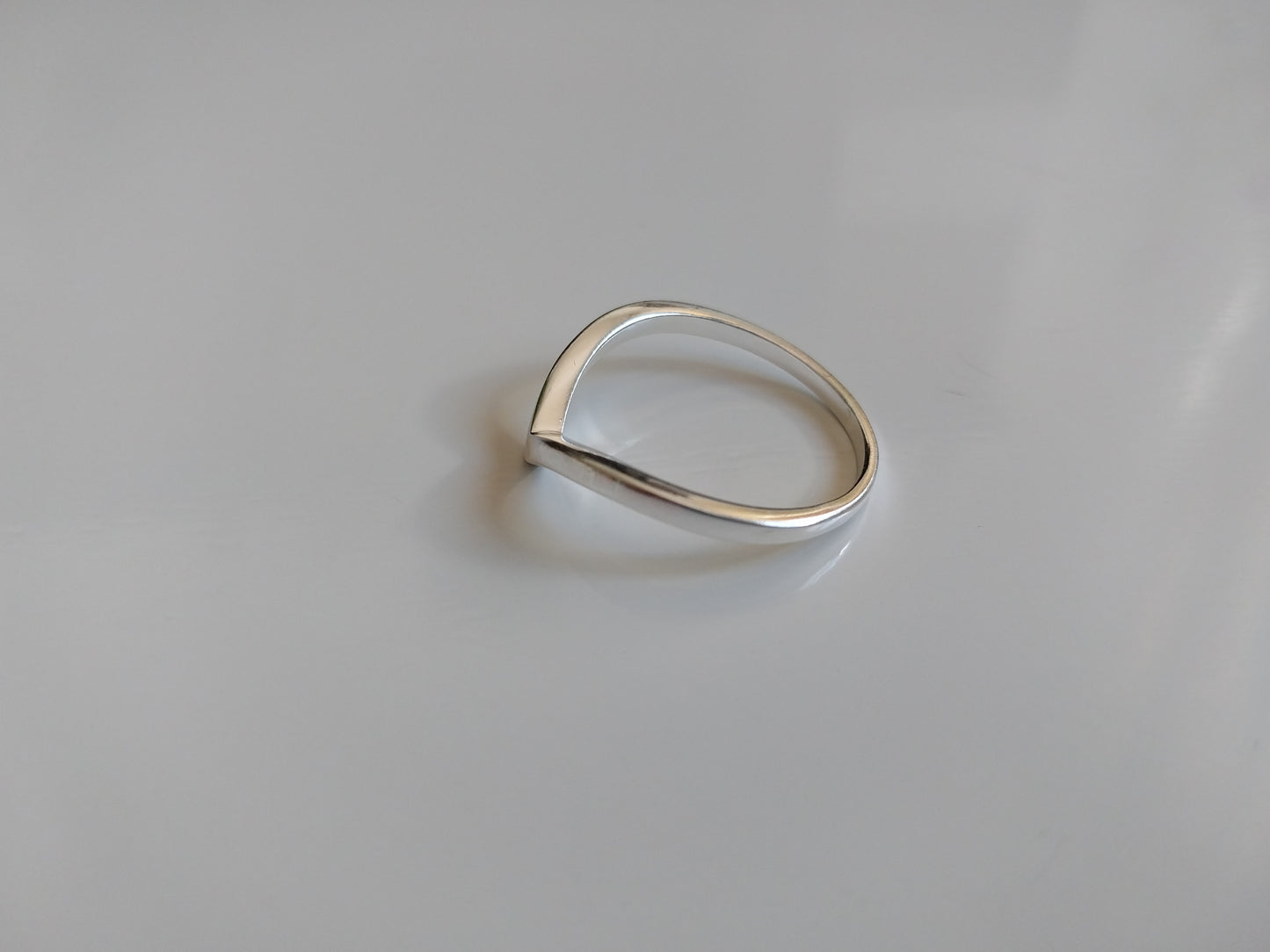 Anel de Prata 925 - Liso V 2mm