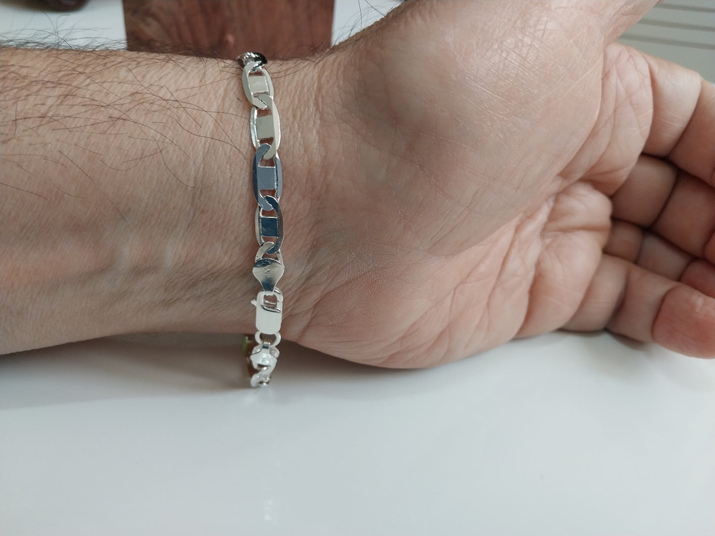 Pulseira de Prata 925 - Elo Piastrine.