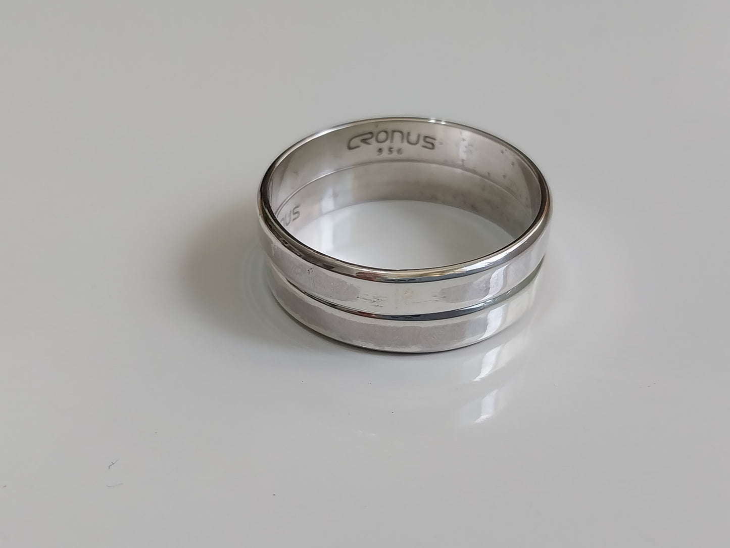 Aliança de Prata 925 - Com Três Cantos - 3,5 mm