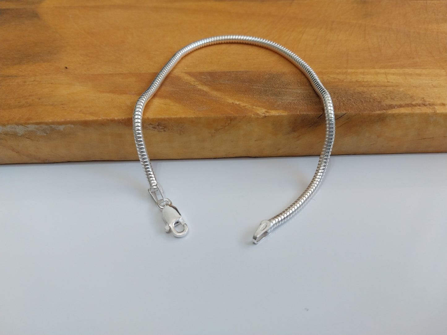 Pulseira de Prata 925 - Elo Rabo de Rato.