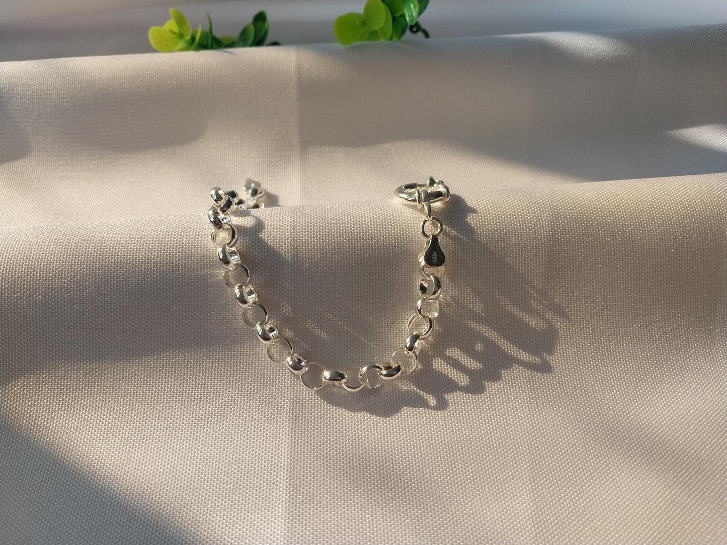 Pulseira de Prata 925 - Elo Português - Fecho Boia