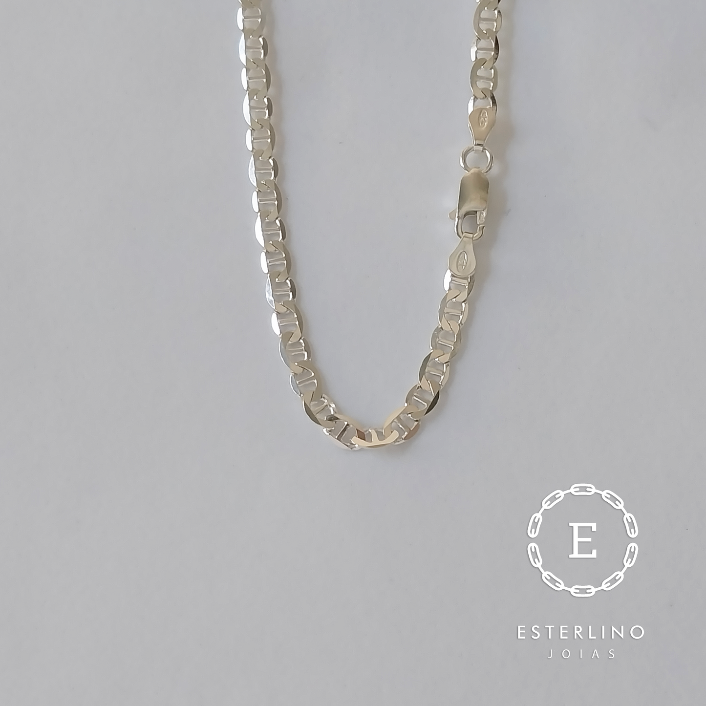 Corrente de Prata 925 - Elo Tampinha